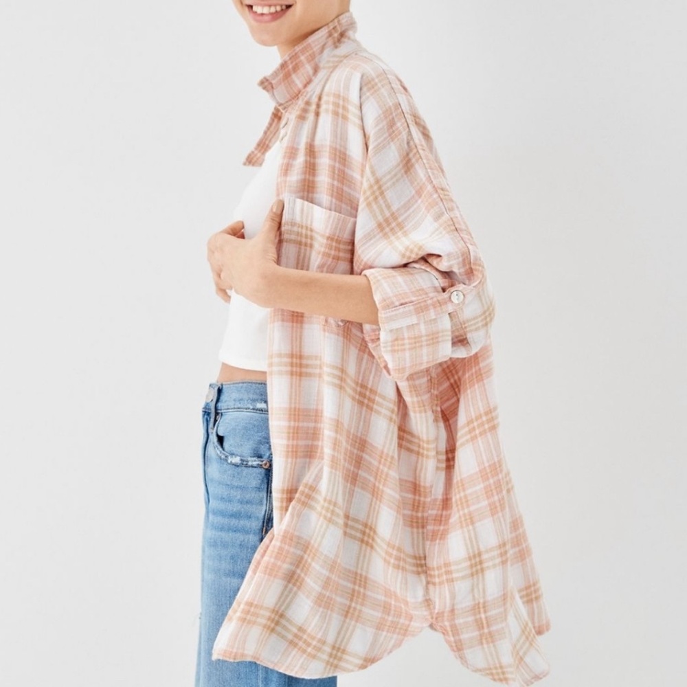 American Eagle Linen Shirt